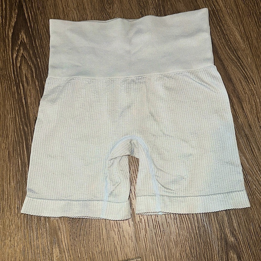 Baby Blue Biker Shorta